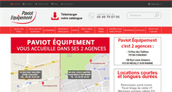 Desktop Screenshot of paviotequipement.fr